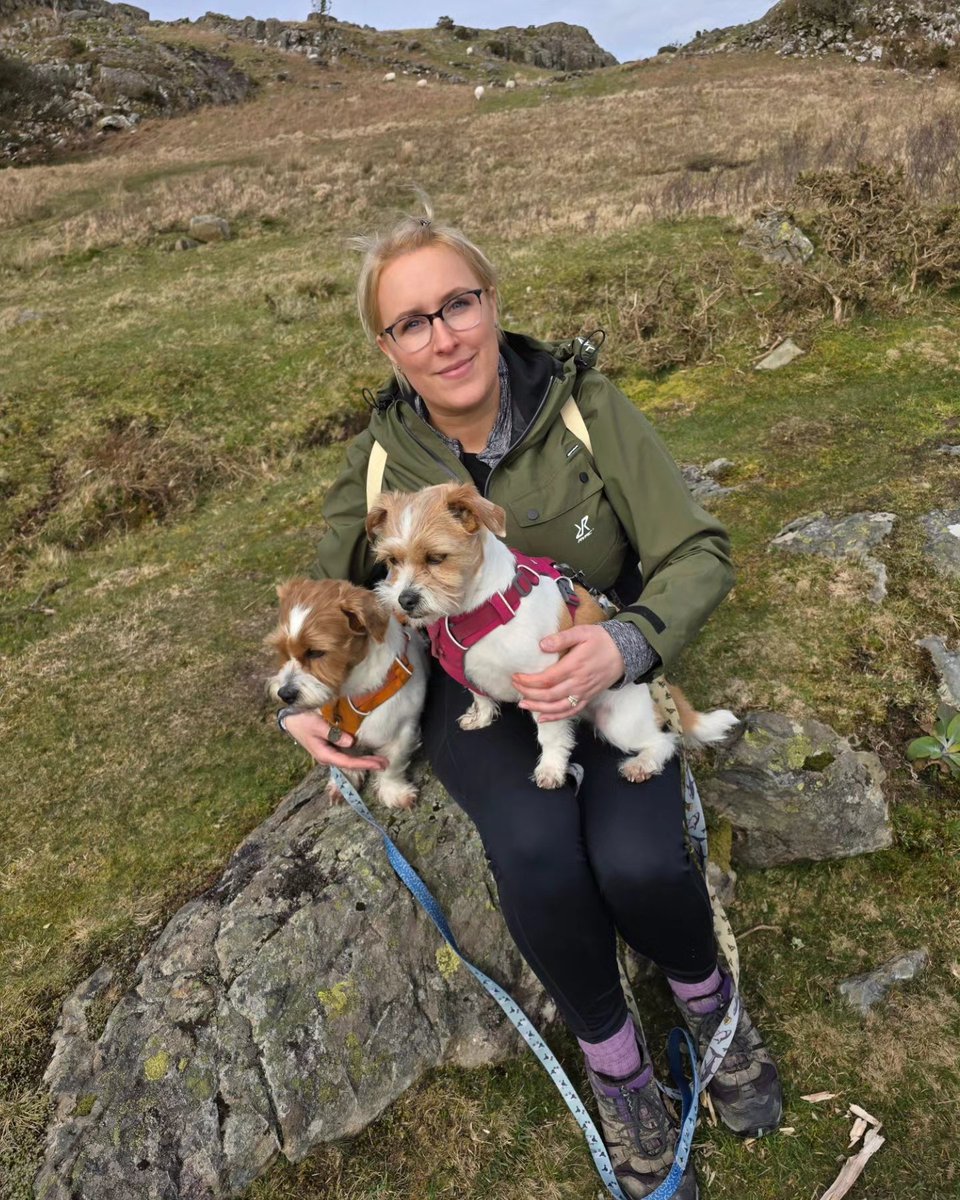 Mum and us in Snowdonia at the weekend! #dogsofX