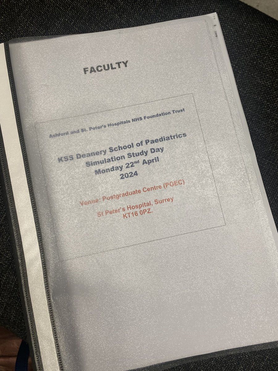 Great to be part of the KSS deanery joint paeds and neonatal sim day! @DaisyDunn20 @AmySmit85938730 @ASPHpaedsEdu @StNicu