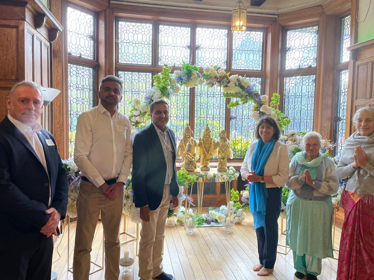 Pleased to join @ISKCON_Manor for #RamNavami celebrations on Sunday. The Manor was bought by the late George Harrison and is a centre of prayer, meditation and worship by Krishna devotees. @PrimeshPatel @RajeshAgrawal