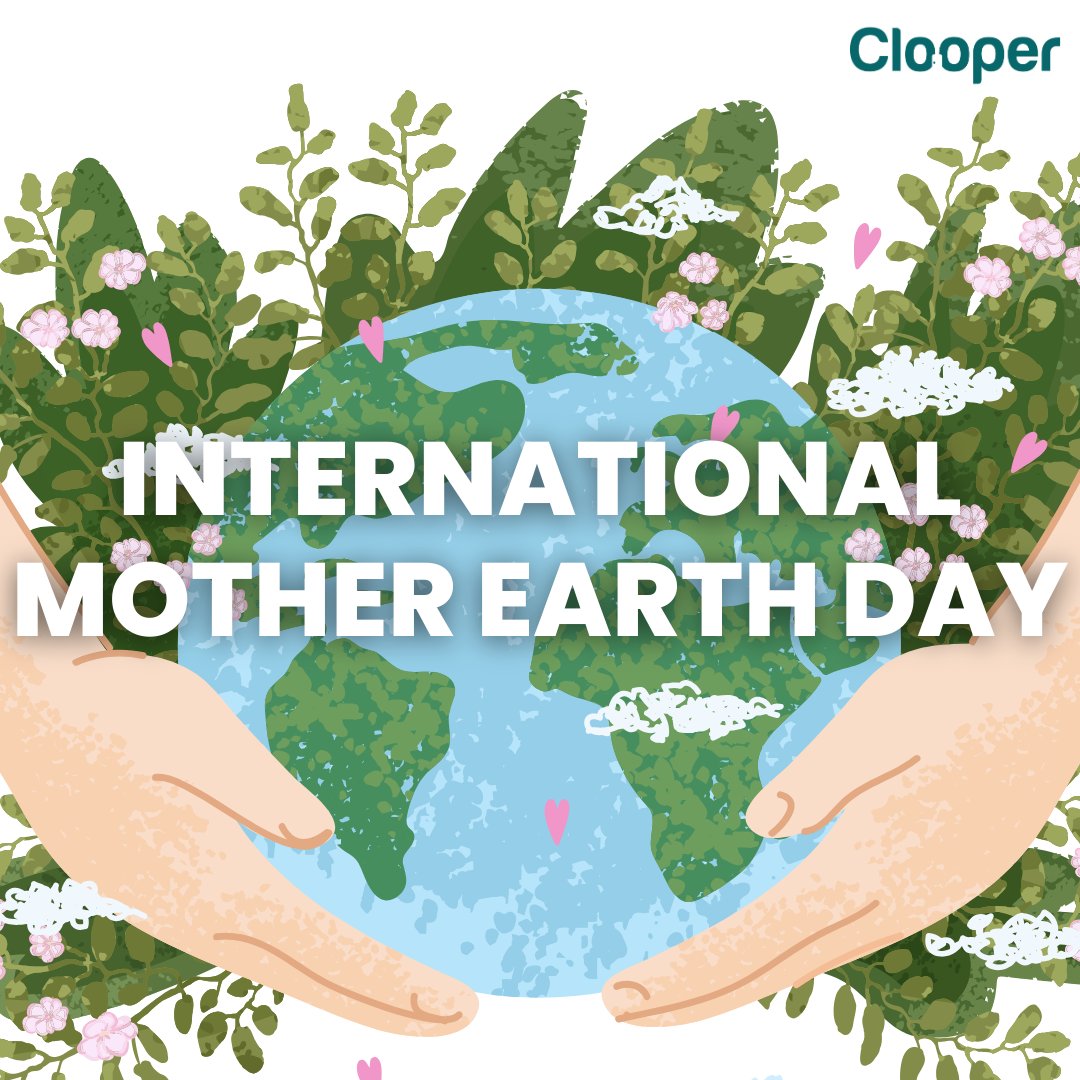 clooperapp's tweet photo. 🌍 Happy International Mother Earth Day! 🌿

Let's celebrate our beautiful planet and pledge to protect and cherish it today and every day. We can make a difference for future generations. 🌱💚 

#ClooperApp #EarthDay #MotherEarth #Sustainability https://t.co/5P1lgWx9oa