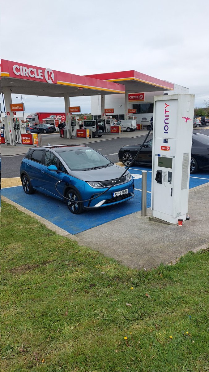 Pulling 30kW at well over 90%...Not bad for a €30k car! #BYD #Dolphin