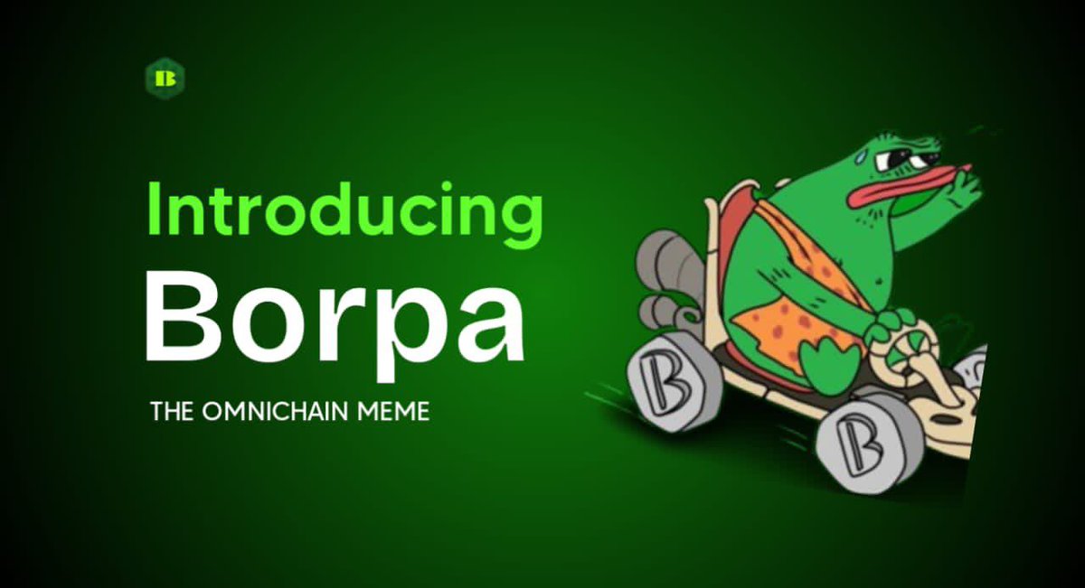 BORPA WL GIVEAWAY
 
Partnered with <a href="/BorpaTokencom/">Borpa</a> to Give out 5X WL spots

To enter:
-Follow <a href="/TheEwansEffect/">Sir Robert 🧠 || The DeFi Economist</a> And <a href="/BorpaTokencom/">Borpa</a> 
- Like and Rt 
- Tag 3 Friends 
⏰ 24 hours 

Borpa is The Next Generation MemeToken incubated by <a href="/Entanglefi/">Entangle</a> (which recently launched and hit crazy