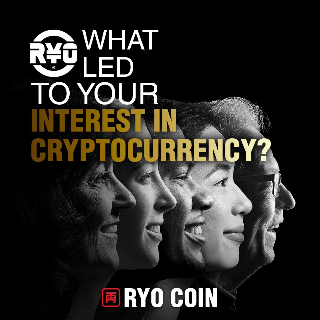 What sparked your interest in cryptocurrency? 🤔 We’d love to hear your story - please leave a comment! 

#RyoCryptoMadeSimple #RyoCrypto #Cryptocurency #CryptocurrencyNews #Web3Social #CryptoTwitter #RyoBond #CryptoCommunity