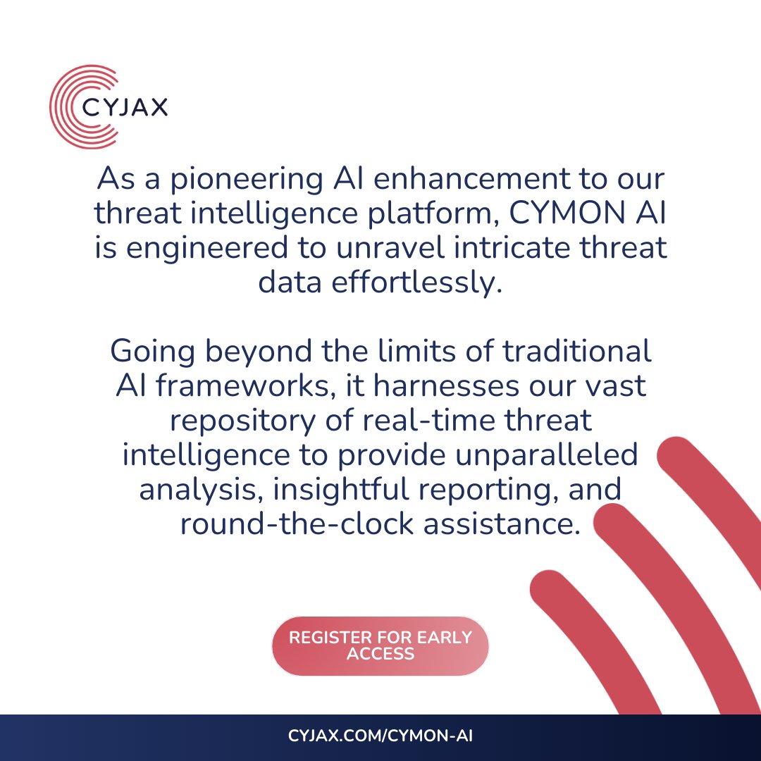 AI-powered threat hunting is here with CYMON AI! 🕵️‍♂️ Discover more and register for early access: eu1.hubs.ly/H08nfnf0 #CyberSecurityInnovation