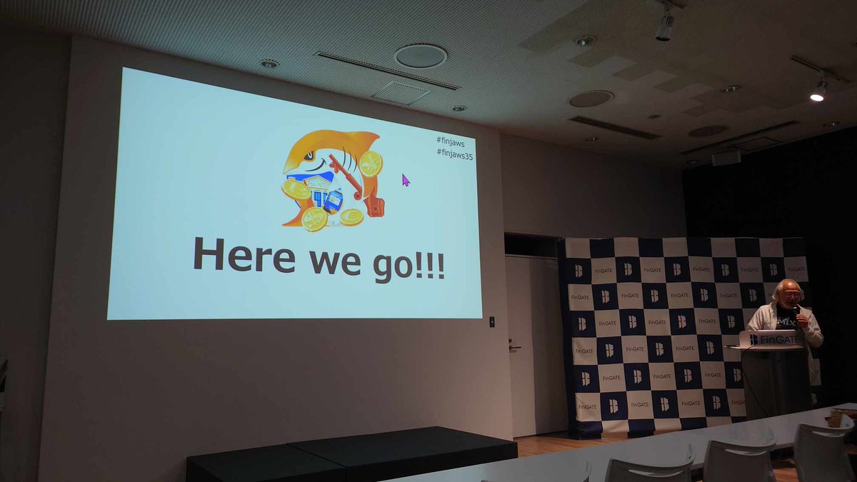 finjaws1's tweet photo. Here We Go！！
始まりました！
#finjaws #jawsug https://t.co/WjrS5sadr5