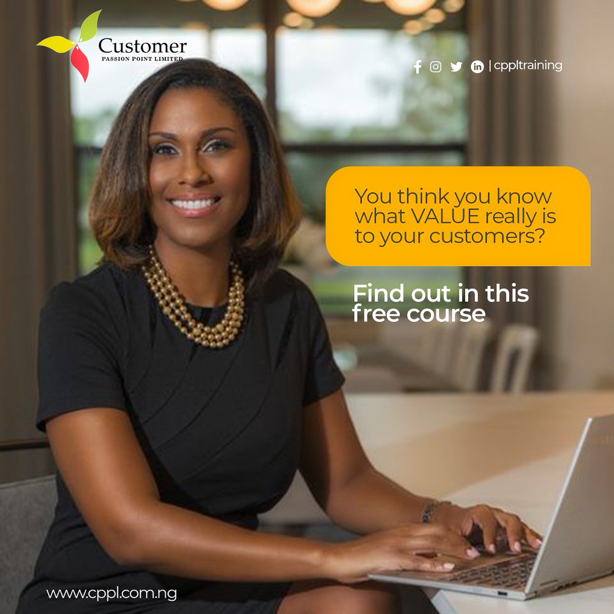 cppltraining's tweet image. Sometimes you think you are offering value to your customers but you might be wrong. Find out what VALUE really means to your customers so as to keep them happy and satisfied!

Take this FREE Value Creation course here training.cppl.com.ng/courses/free-v…

#valuecreation #CPPLtraining