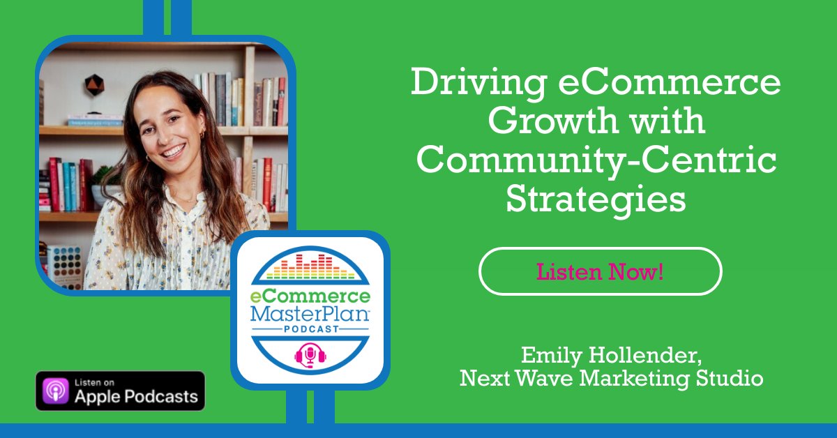 💥New Episode Live!💥 Leveraging Community and Customer Feedback for eCommerce Growth with Emily Hollender    #ecommerce  Listen & learn! ecommercemasterplan.com/emily-hollende…