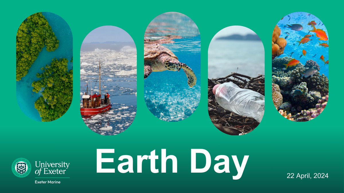 It's #EarthDay and this year's theme is Planet vs. Plastics! Throughout the day we will be sharing some of the inspiring work being undertaken at @UniofExeter on tackling #plasticpollution and understand the threats to planetary and human health from #plastic ♻️🌊
