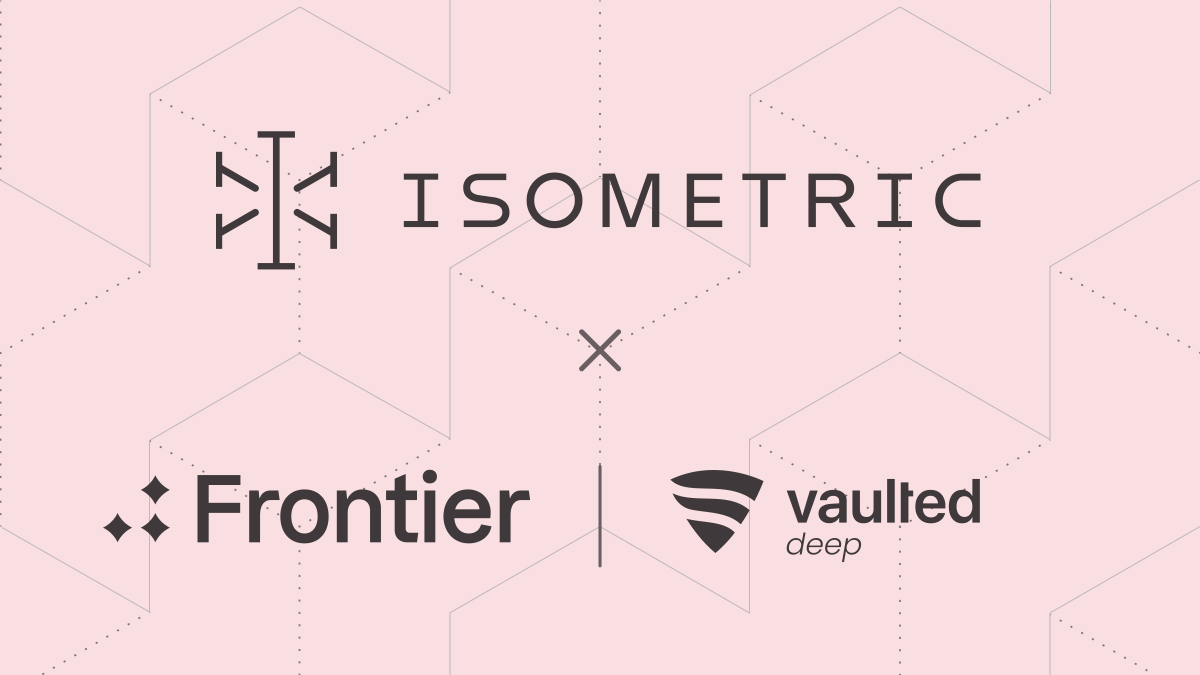 1/The Isometric Registry launches today. The first credits on the Registry are the most scientifically rigorous, highest quality carbon credits to exist, marking a new era for CDR. These credits were delivered to members of Frontier, with carbon removal conducted by @VaultedDeep