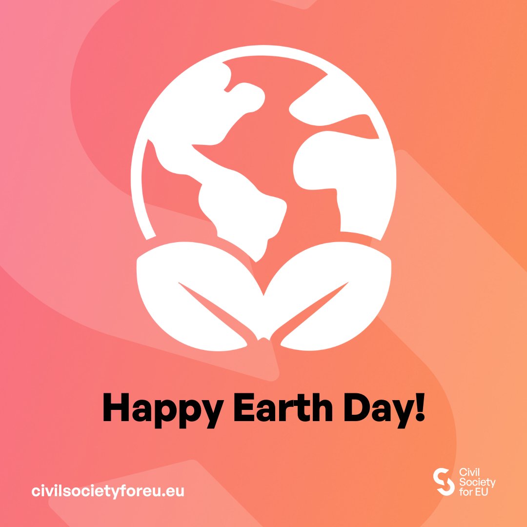 🌍 On #EarthDay, let’s celebrate civil society’s crucial role in environmental conservation and fostering a #justtransition. Alongside 220+ CSOs, #CivilSocietyforEU calls on the EU to recognise this role and support civil society👉bit.ly/a_homepage #unlockthepotential