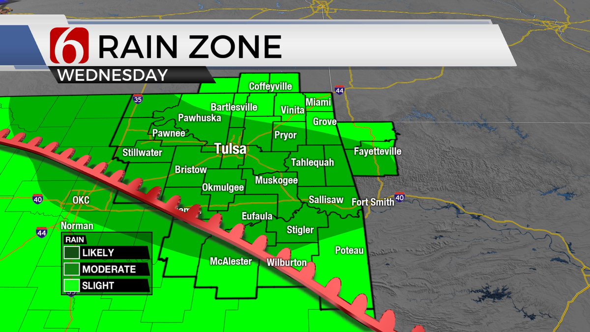 A chilly start brings sunshine, gusty south winds, and near normal highs later today. Active weather unfolds soon with increasing storm chances midweek through part of the weekend. @NewsOn6