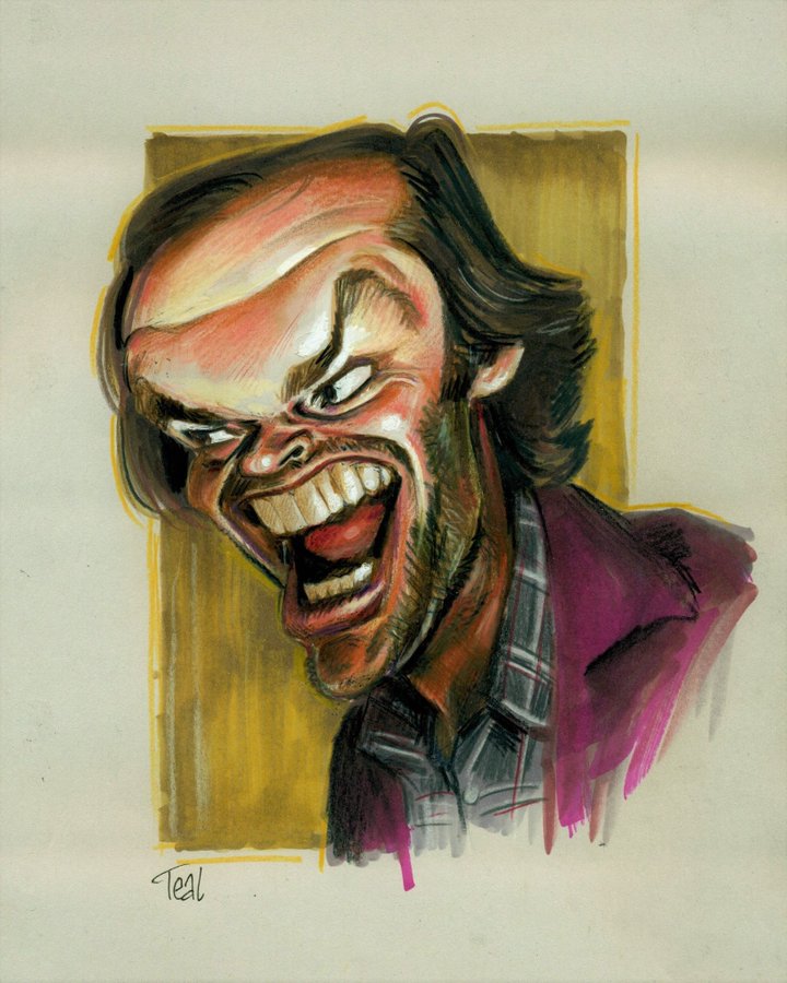 Jack Nicholson. #caricature