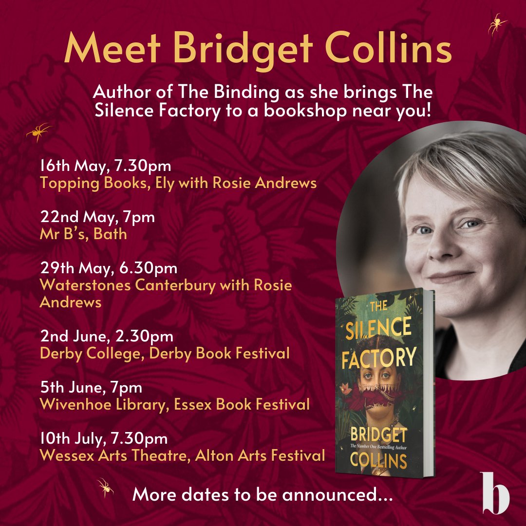 SO excited for these events - please come along if I'm in your neighbourhood! Also more to come... 😀