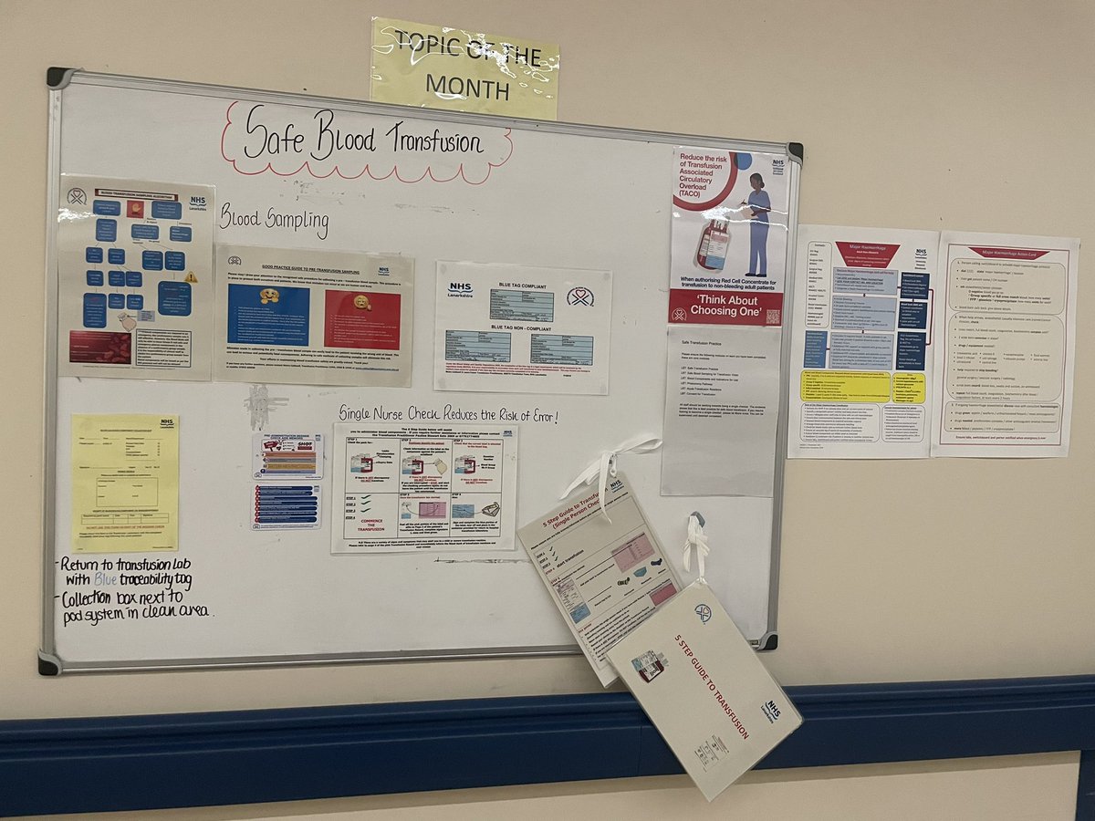 🔴🔴 Safe transfusion practice 🔴🔴 @UHMonklands @Margare18631371