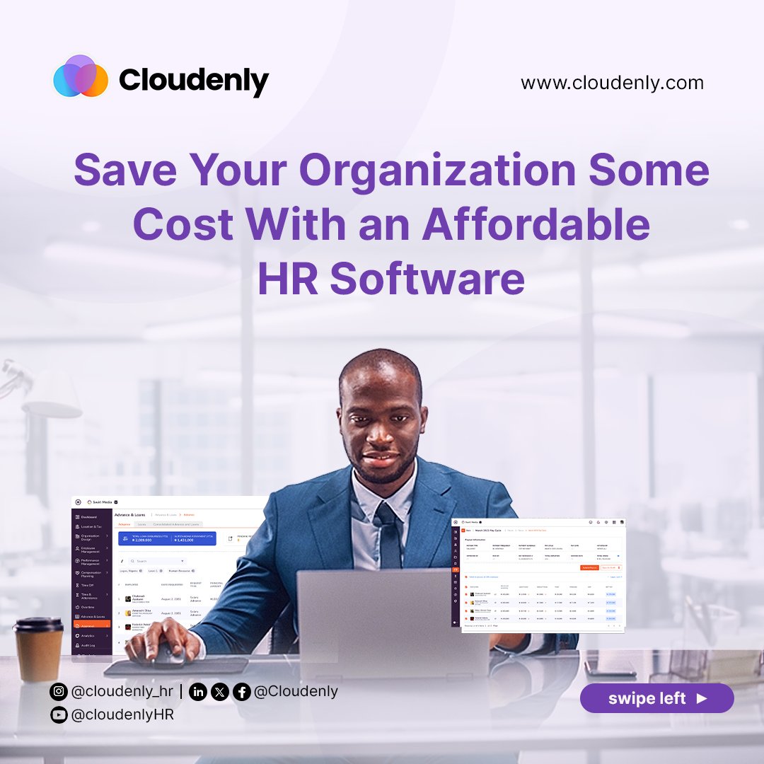 cloudenly's tweet photo. You need not break the bank to access quality HR because not only do you need the right HR software, you also need one that is affordable. 

Why not save your organization huge costs or having to pay in dollars by making us your preferred HR solution. 

Visit the link in our bio! https://t.co/kwnqcYvfEo