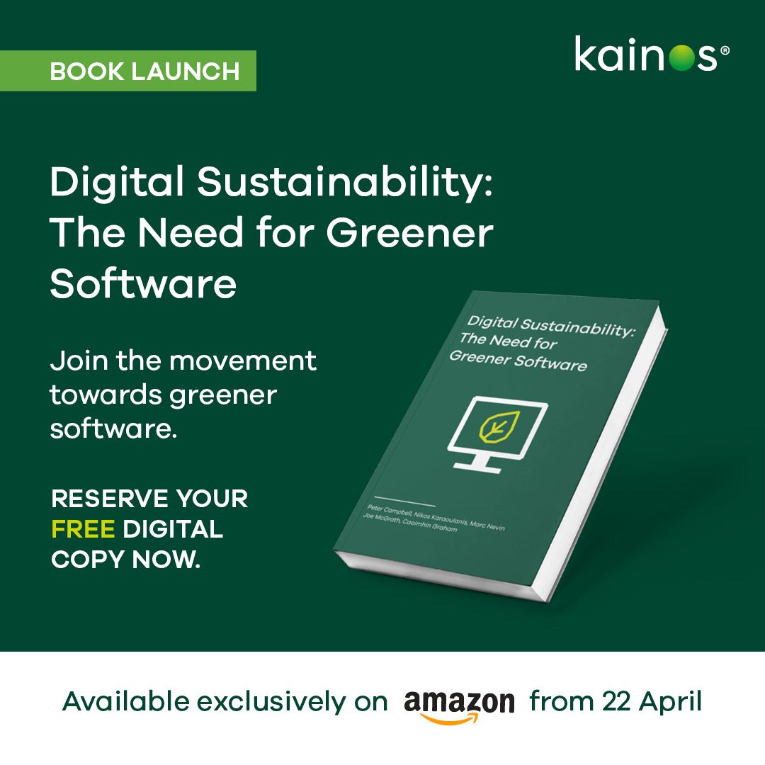 To celebrate Earth Day, we're launching a new #DigitalSustainability book written by our colleagues - and it's free for today only! 🌿 Explore the environmental costs of our digital life and download here: kainos.pub/3xTKr6u