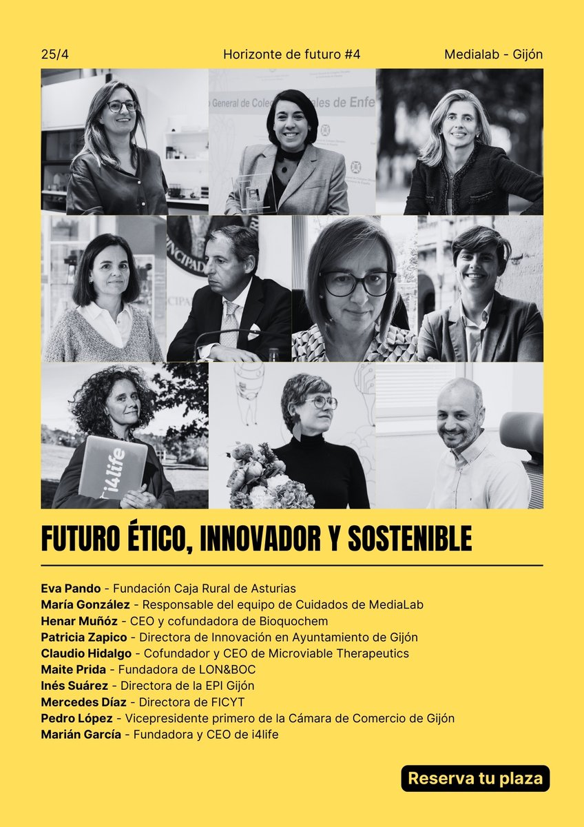 Conecta (@conectindustria) on Twitter photo 📅💡 FUTURO ÉTICO, INNOVADOR Y SOSTENIBLE | Nos vemos el 25 de abril en el <a href="/medialab_uniovi/">medialab_</a> con @Microviable2024, Fundación <a href="/CRASTURIAS/">Caja Rural Asturias</a>, LON&BOC, <a href="/i4_LIFE/">i4LIFE</a>, <a href="/CamaraGijon/">Cámara de Gijón</a>, <a href="/FICYT/">FICYT</a>, <a href="/epigijon/">EPI Gijón 🎓</a>, Bioquochem y <a href="/gijon/">Gijón/Xixón</a>.
Reserva tu entrada: eventbrite.com/e/horizonte-de… 📅💡 FUTURO ÉTICO, INNOVADOR Y SOSTENIBLE | Nos vemos el 25 de abril en el <a href="/medialab_uniovi/">medialab_</a> con @Microviable2024, Fundación <a href="/CRASTURIAS/">Caja Rural Asturias</a>, LON&BOC, <a href="/i4_LIFE/">i4LIFE</a>, <a href="/CamaraGijon/">Cámara de Gijón</a>, <a href="/FICYT/">FICYT</a>, <a href="/epigijon/">EPI Gijón 🎓</a>, Bioquochem y <a href="/gijon/">Gijón/Xixón</a>.
Reserva tu entrada: eventbrite.com/e/horizonte-de…