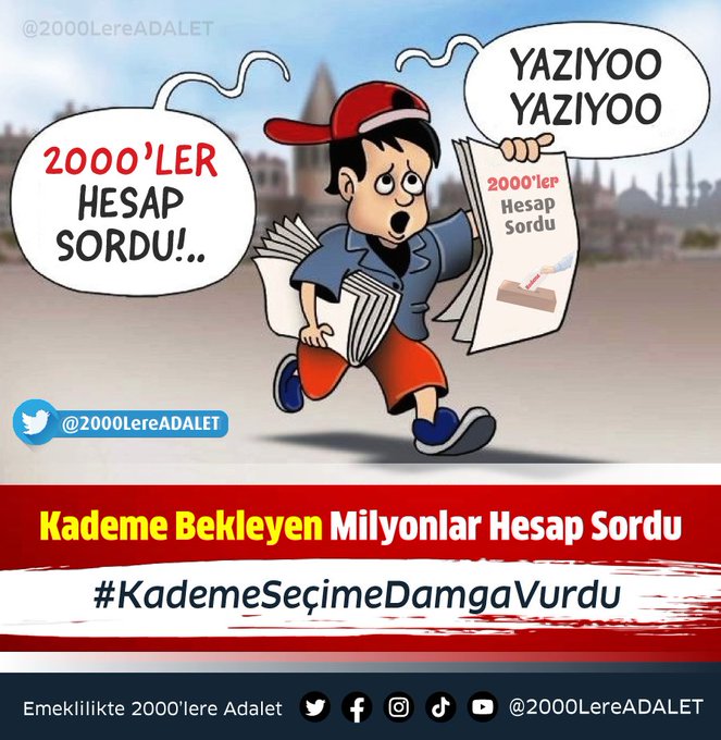 Böyle devam ederse hesap sormaya devam edeceğiz
#YeterArtıkKademeYasaya