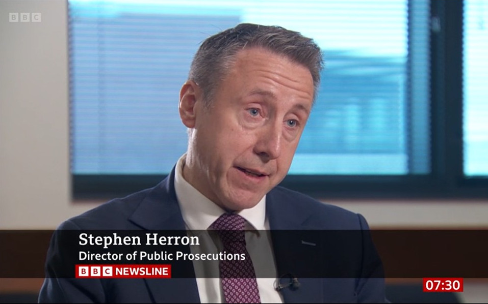 The Director of Public Prosecutions Stephen Herron has spoken to @BBCNewsNI outlining the funding pressures on the PPS and how these are contributing to delay and negatively impacting on victims of crime. @julianoneill