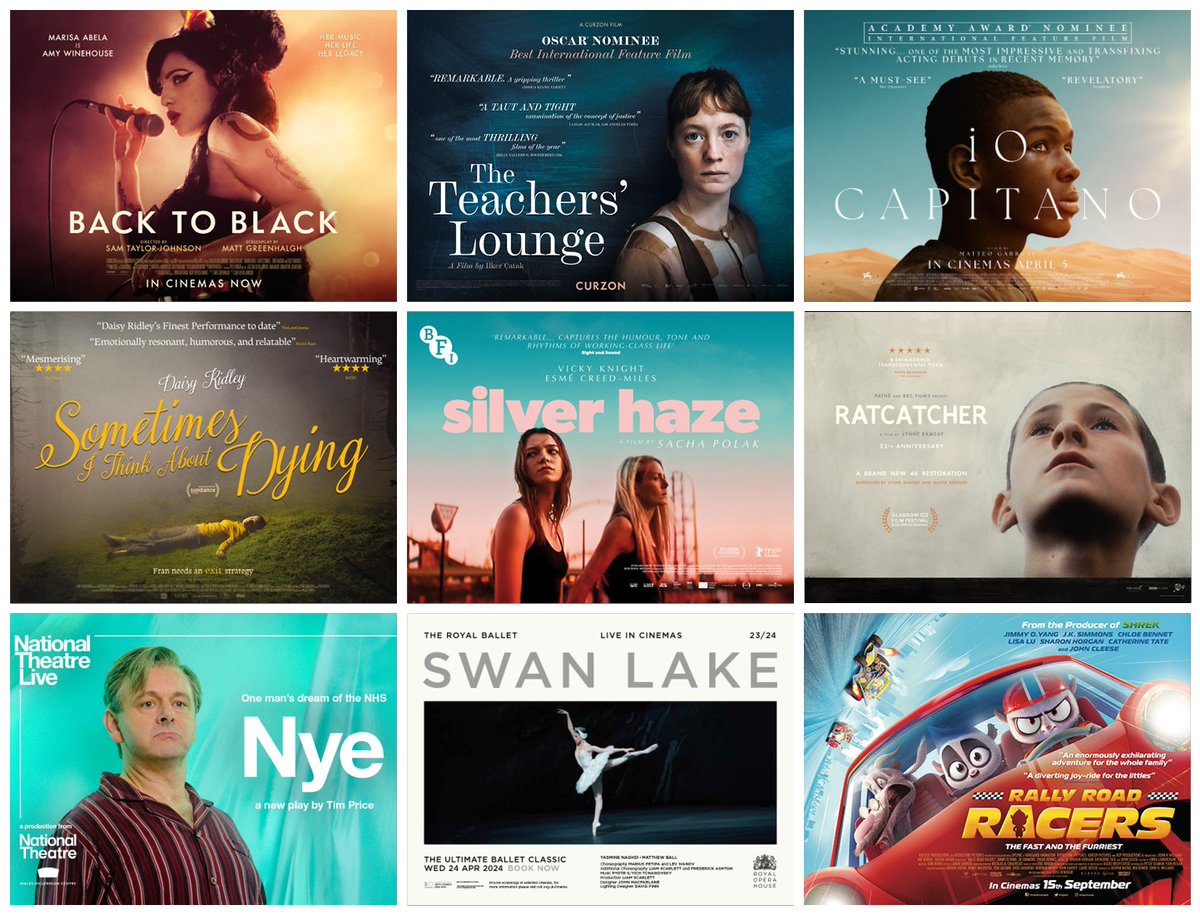 Discover something new this week at Storyhouse Cinema! 📽️✨ Continuing: • #BackToBlack (New showtimes added!). New Releases (from Fri 26 April): • #SometimesIThinkAboutDying • #TheTeachersLounge • #IoCapitano. 🎟️ Get showtimes, tickets, and more at: storyhouse.com/cinema/