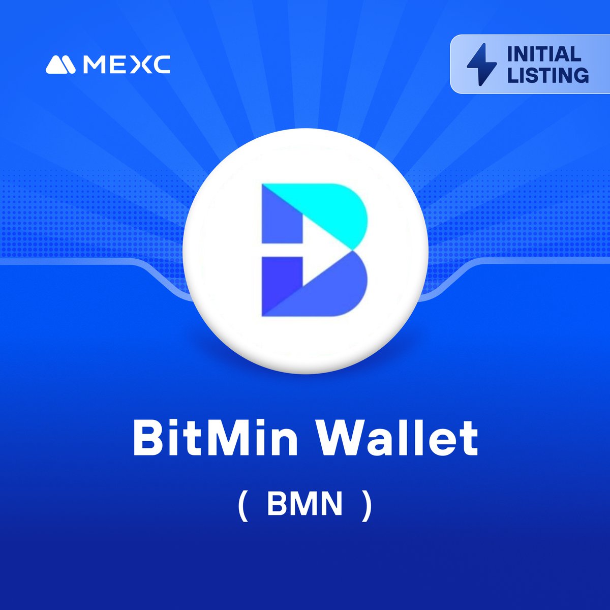 We're thrilled to announce that the @BitMinWallet Launchpad has concluded and $BMN will be listed on #MEXC! 🔹Deposit: Opened 🔹BMN/USDT Trading in Innovation Zone: 2024-04-22 15:00 (UTC) Details: mexc.com/support/articl…