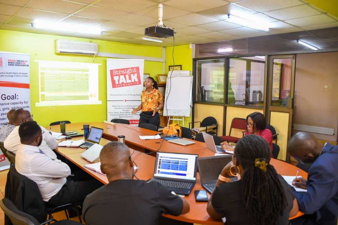 Happening Now: Straight Talk Foundation (STF) team & Men Engage Uganda Network partner -African Foundation for Community Development (AFCOD) are at a Monitoring & Evaluation documentation training for the SRHR4ALL project, led by @SonkeTogether, happening in the STF boardroom.…