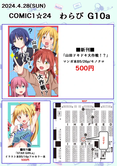 今週末コミ1のお品書きです!
メロンブックス様でも委託をしております!
よろしくお願いします～
#COMIC1 