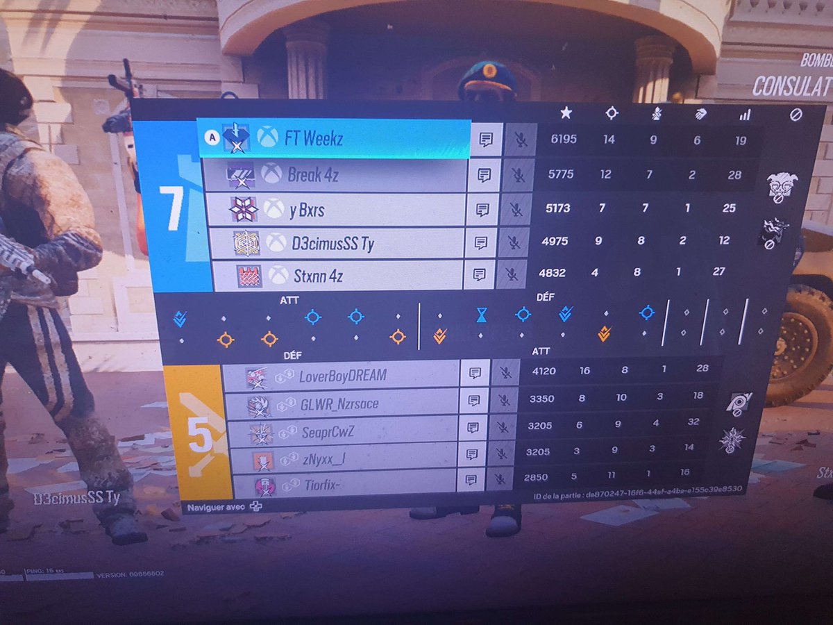 Premier macht de cup première victoire félicitations à nôtre roster r6 qui a su s'imposer contre une très belle équipe des <a href="/GoldenWxrriors/">GoldenWarriors™ ⚔️</a> GG au 2 Roster