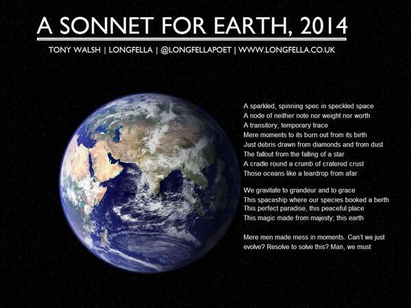 2014, 2015… for #EarthDay2024 now. (Also one for the students, teachers and lovers of poetic form. A Shakespearean sonnet with added, self-imposed challenges around alliteration and internal rhyming.) #poetry #poetrylovers