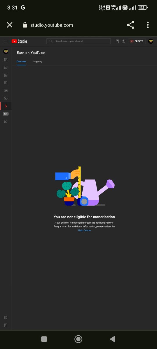 damo039's tweet photo. Please resolve my issue why i am not able to monetize my YouTube channel. There is no copyright infringements available &amp; I will never break your policy so i requested to You to monetize it... 
https://t.co/eaxnaHnxbw
@YouTube @YouTubeIndia @YouTubeCreators https://t.co/SNqWVtwnnP