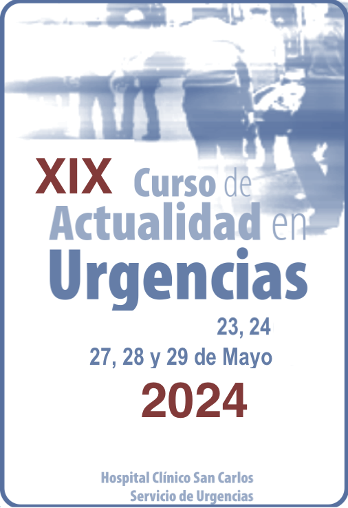 UrgClinico's tweet photo. Como todos los años volvemos con  el XIX CURSO DE ACTUALIDAD EN URGENCIAS #cursourgencias2024  con dos dias PRESENCIALES!!!  Y tres dias online.  No te quedes sin plazas !!! del 23 al 29 Mayo Inscripciones aquí --> https://t.co/tD1nFas9M5  No te lo pierdas 👍
@SEMES_
@SEMESMadrid https://t.co/zDptwaxgOW