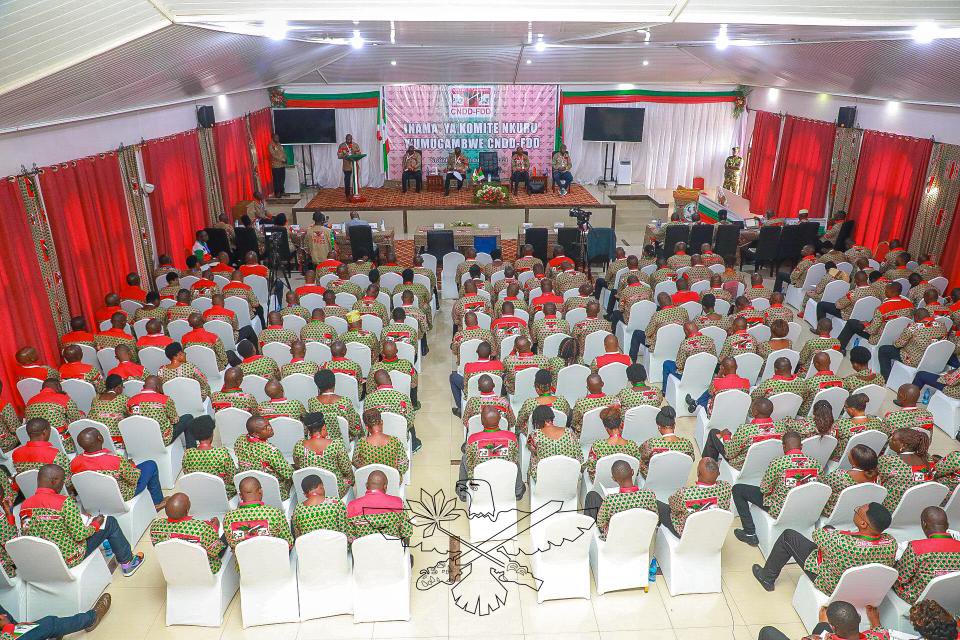 Réunion du Comité central du Parti @CnddFdd. Ngozi, 22 avril 2024