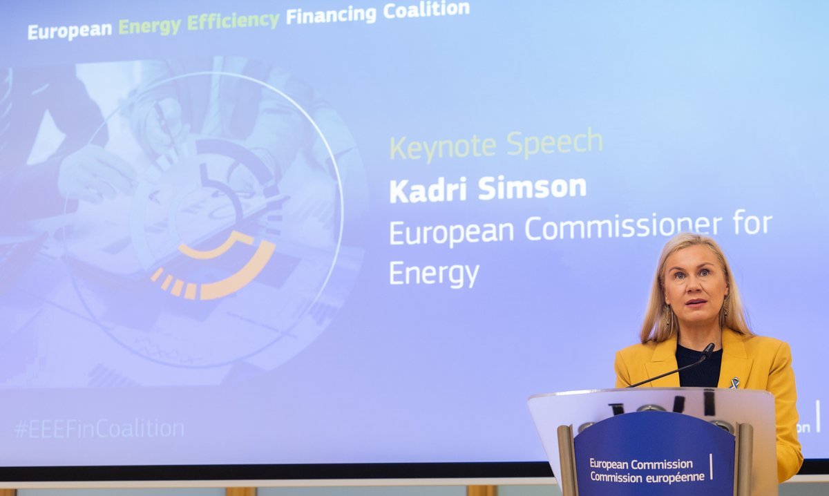 Launching the Energy Efficiency Financing Coalition! There has never been such🌍momentum to make progress on #energyefficiency. But without proper financing, we risk jeopardising our 2030 & 2050 targets. That’s why #EEEFinCoalitionlaunch is essential. 📜ec.europa.eu/commission/pre…