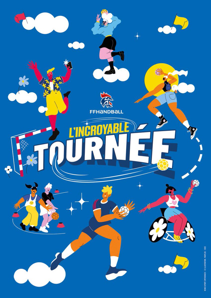 Pourquoi pas le handball pour bouger 30 minutes dans votre journée ? 🤾

@ffhandball relance son Incroyable Tournée, labellisée #GCN2024 avec le soutien de @Agence_du_Sport !

📍Après son étape parisienne le week-end dernier qui a accueilli plus de 2500 enfants, elle fera étape…