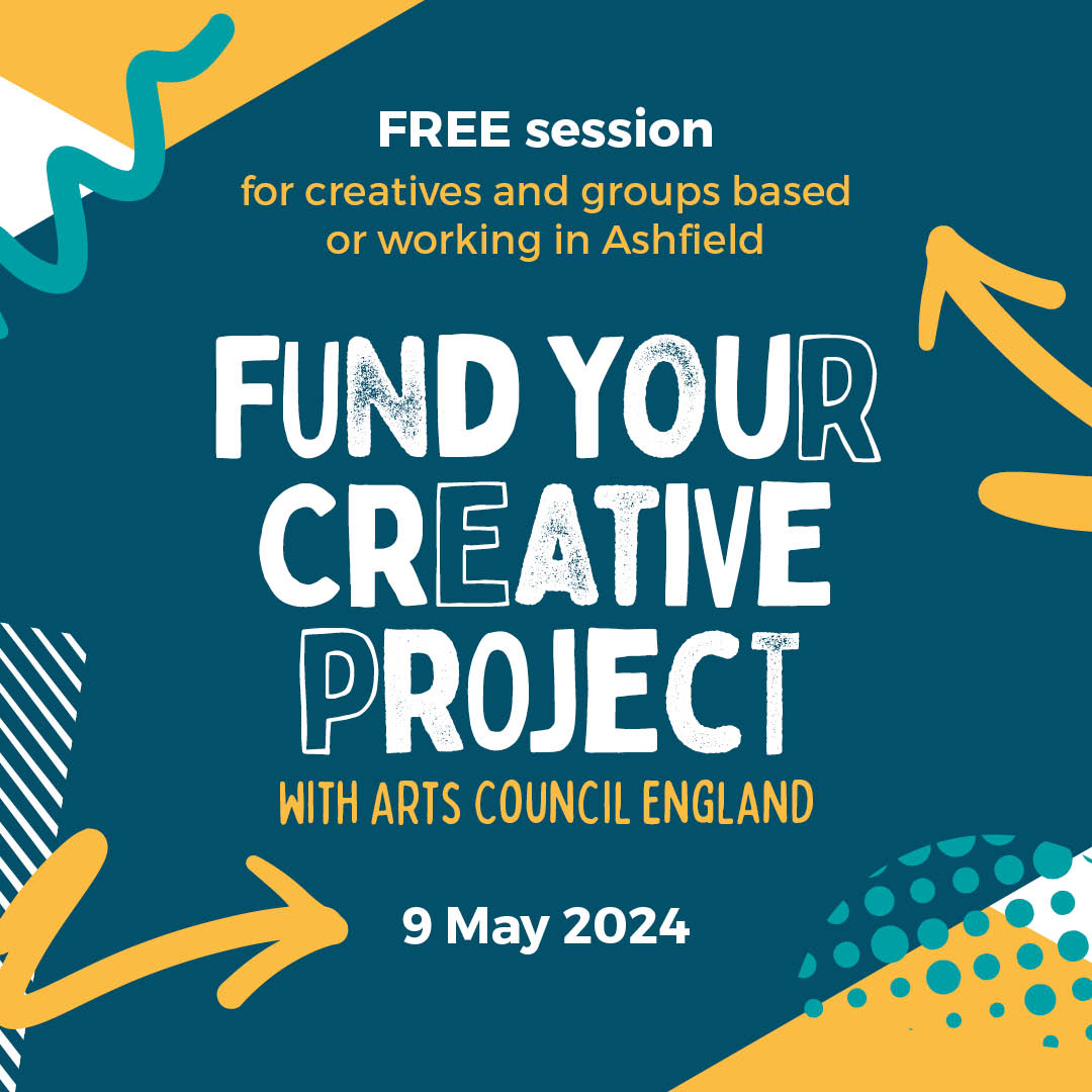 **NOW FULLY BOOKED** Our Fund Your Creative Project event on 9 May with @ace_midlands is now fully booked. If you'd like to be added to the waiting list or kept informed about other future sessions, do drop us a line at rsvp@firstart.org.uk. #Ashfield #CreativeFunding