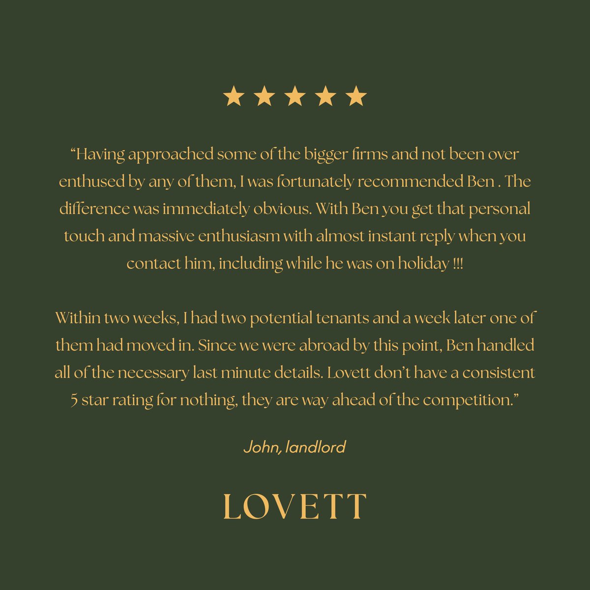 lovettedinburgh's tweet photo. ⭐️ ⭐️ ⭐️ ⭐️ ⭐️

5 star review received!

⭐️ ⭐️ ⭐️ ⭐️ ⭐️

#Edinburgh #Property #EdinburghProperty #ForRentEdinburgh #PropertyManagement #PropertyLettings #LovettEdinburgh #LettingAgent #PropertyManager #Landlords #RealEstate #Properties #Lettings #RealEstateAgent #PropertyManagers https://t.co/txt9kIavbD