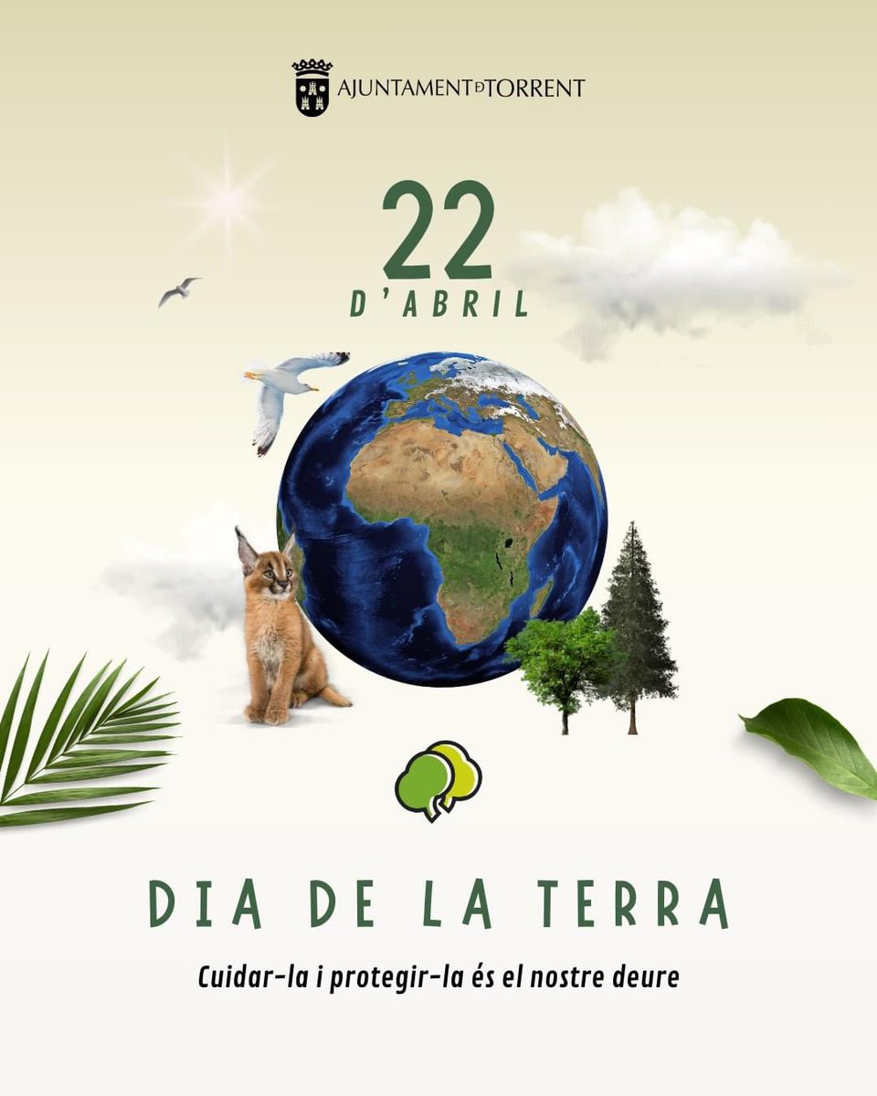 🌎🌱 Hoy celebramos el #DíaInternacionalDeLaTierra 💚 Cuidarla y protegerla es nuestro deber. --- 🌎🌱 Hui celebrem el #DiaInternacionalDeLaTerra 💚 Cuidar-la i protegir-la és el nostre deure.