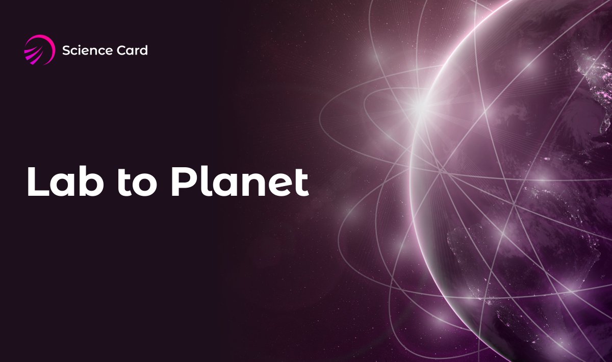 This #earthday we are proud to announce the launch of Lab to Planet, an initiative designed to bring university climate science research into the world around us, to maximise both its impact and its economic benefit. Read our blog to find out more: medium.com/@sciencecard/i…