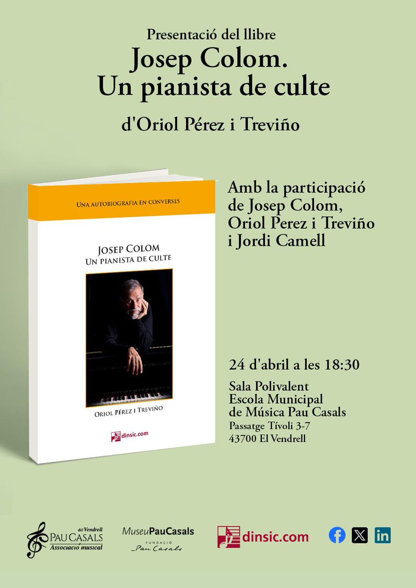 📚 Escalfem motors per Sant Jordi amb la presentació del llibre d'@Oriol67638017 el proper 24 d'abril a les 18:30h!