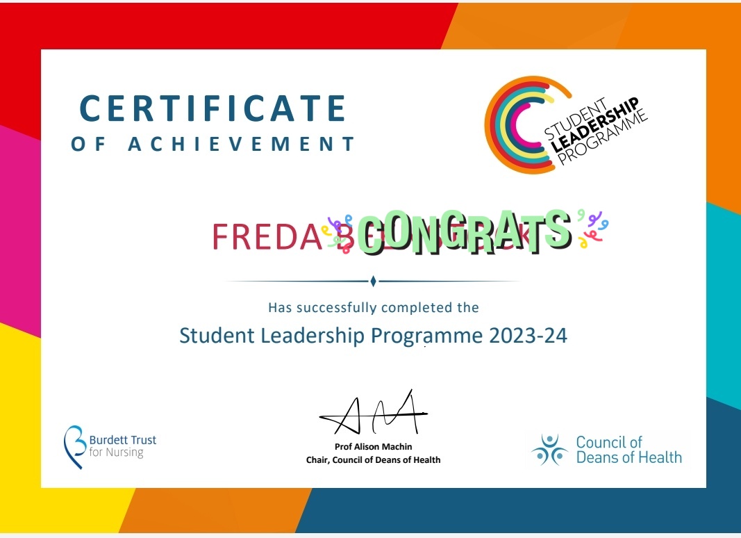 Feeling privileged to have been selected for the #150Leaders this past year. It brought invaluable friendships, networking & opportunities. Grateful & honoured to be part of this organisation, which has greatly supported my final year of study, shaping my path as a future nurse.