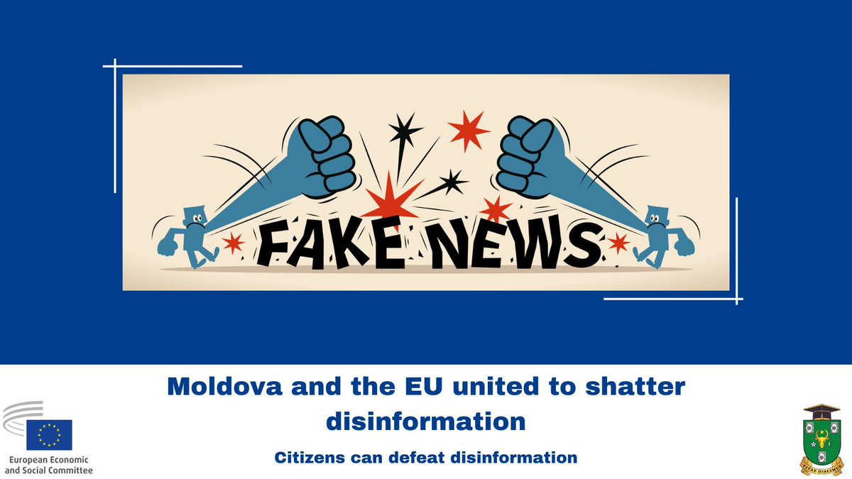 ✊🏼#EUCivilSociety can defeat disinformation! 🫱🏼‍🫲🏽Building alliances is powerful to counter the harmful effects of disinformation. Unity between 🇪🇺 & 🇲🇩 civil society is an inspiring proof! 🖥️Citizens can defeat disinformation | EESC 👉eesc.europa.eu/EESCvsDisinfo #EUvsDisinfo