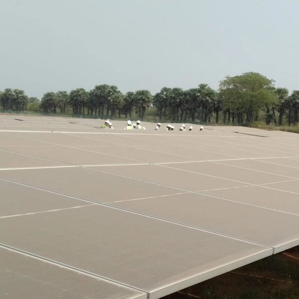 On #EarthDay 🌏, @kfw.de along with GK Voss & @GermanyinIndia visited the progress of a 112.5 MW #solar power plant in West Medinipur, partially financed by a KfW loan. It will contribute to 163.000 t of CO2 reduction. The extension iof the project is already planned🔋⚡️.