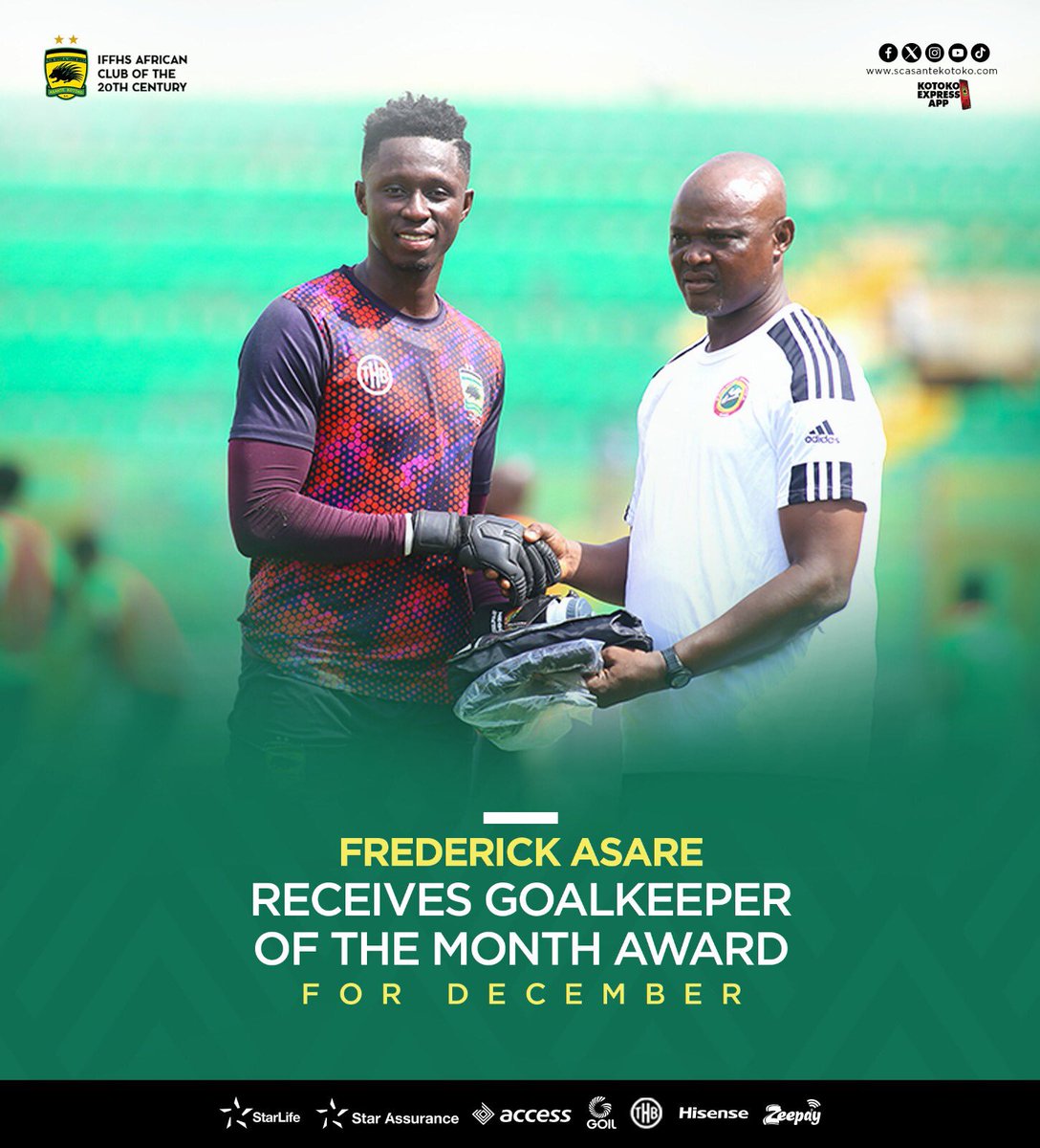 Congratulations 👏 @Fred_Asare33 #AKSC #Fabucensus #Kotoko4All