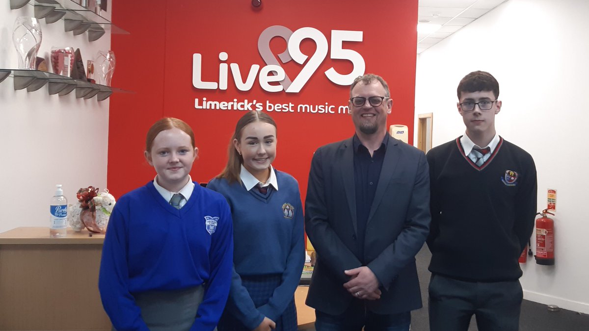 Thanks Joe! And all the team at @LimerickToday & @Live95Limerick for supporting the Limerick Student Enterprise Programme. We had a great time on air!