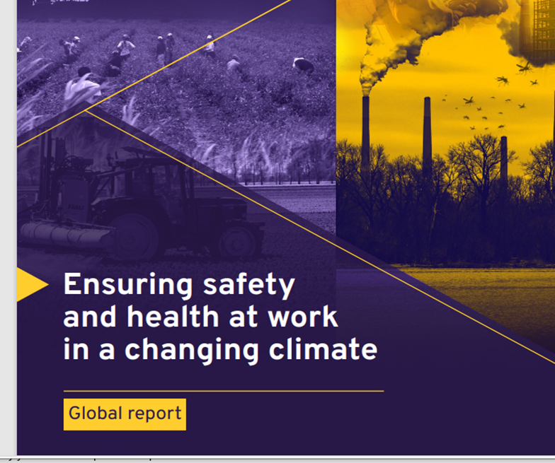 22/4/24. ILO News. A “staggering” number of workers – over 70 % of the global workforce - are likely to be exposed to climate change related health hazards. Existing OSH protections struggling to keep up with resulting risks says new ILO report ilo.org/wcmsp5/groups/…