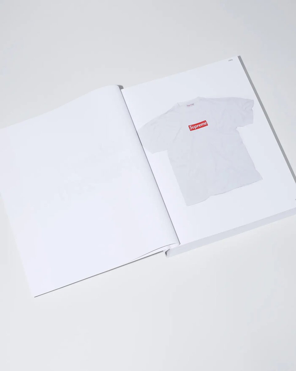 DropsByJay's tweet photo. Supreme 30 Years T-Shirts 1994-2024 Book set to release in store and online this Thursday, April 25th. The three-volume monograph catalogues every Tee released in Supreme's 30-year history. All three volumes will be sold together in a slip case. More Week 11 news will be coming soon. 
Who’s gonna be grabbing this piece of history?📚