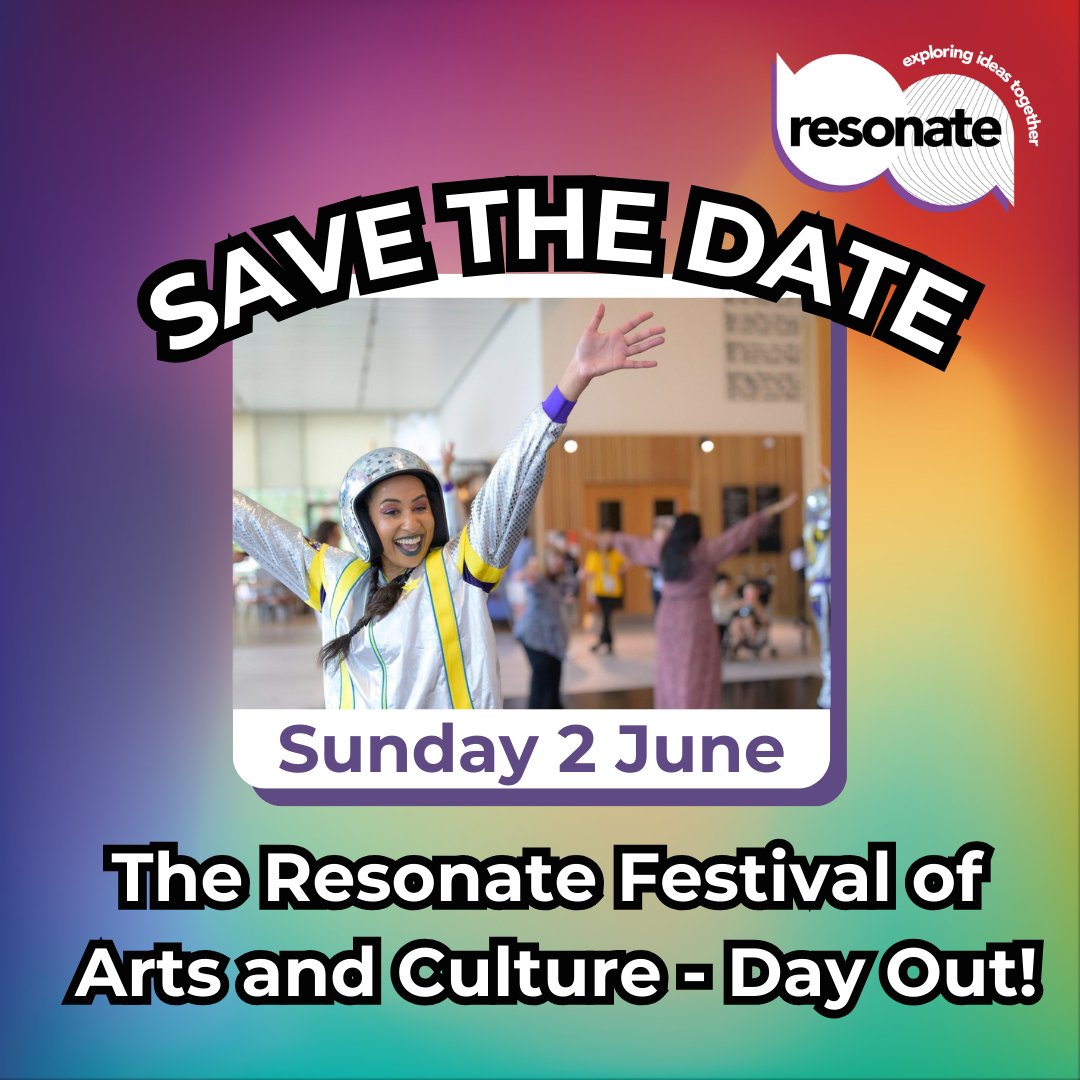 Save the date for the very first Resonate Festival of Arts and Culture in June! 📅 We'll be exploring culture and creativity from across the world at this fun, festival-style day for all ages. The day will be creative, informative and fun. Find out more: bit.ly/3QfeD2l