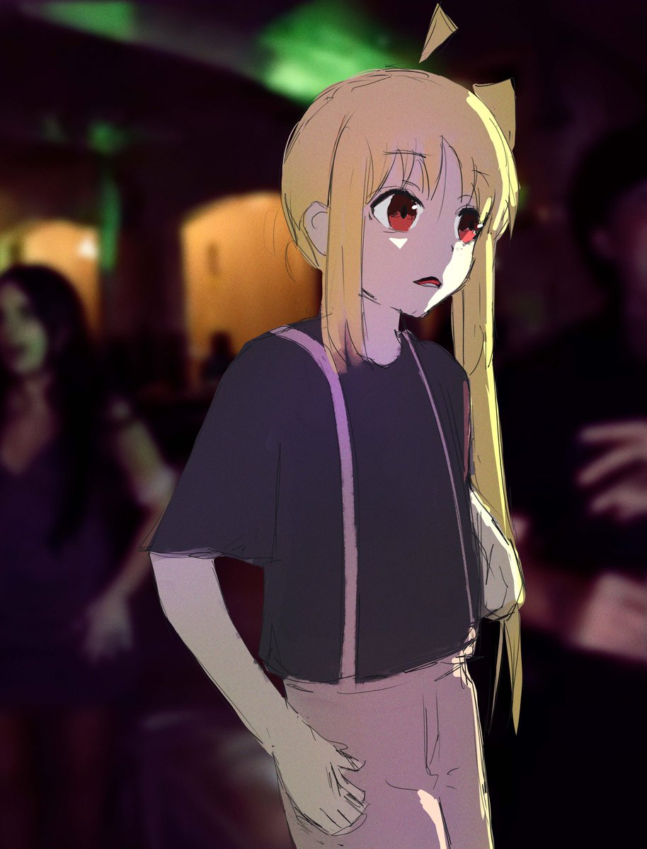 伊地知虹夏 「Fuck it I'm making a manga good luck gg」|BChungerのイラスト