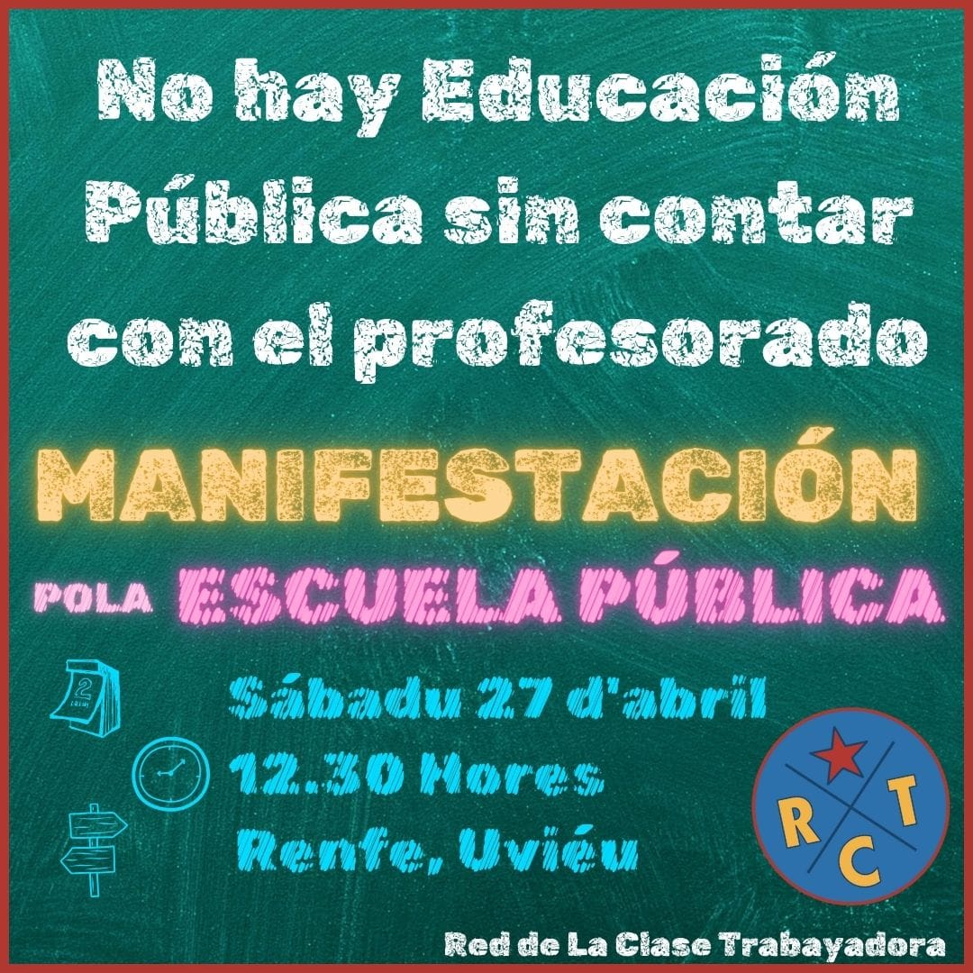 RCTEducacion's tweet photo. ❌La Consejería  no defiende la educación pública:

📌Precariza y burocratiza la función docente 
📌Encarece el acceso a los servicios para alumnado 

✅La Junta de Personal convoca una manifestación este sábado que desde RCT apoyamos, pero siendo claros⬇️ https://t.co/SuHCViGORm