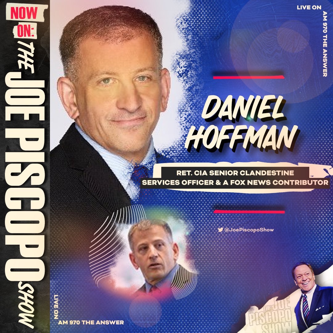 🚨 NOW ⏰ 7:05am EST @danielhoffmanDC joins @JrzyJoePiscopo to discuss the latest in Israel and the Foreign Aid Package LISTEN🎙️LIVE: am970theanswer.com/listenlive